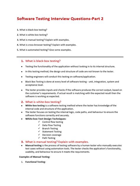 Image result for Interview Question Software Testing Phase