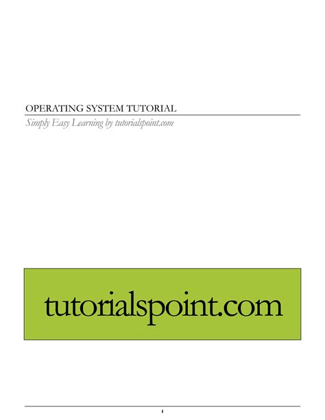 Afbeeldingsresultaten voor Operating System Tutorial