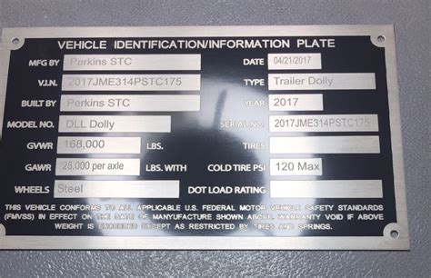 Image result for Serial Number Plate