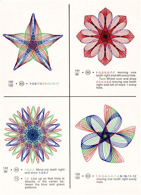 Spirograph Patterns Guide కోసం చిత్ర ఫలితం