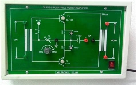 Image result for Class B Transistor Amplifier