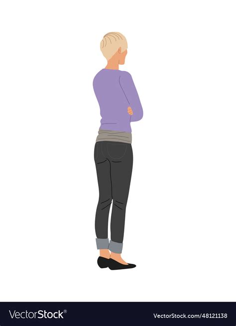 Image result for Woman Standing Back View Drawing