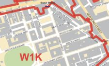 Image result for W1 Postcode London Map