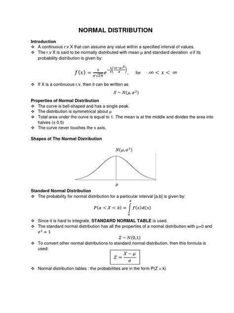 Image result for Normal Distribution PDF Equation