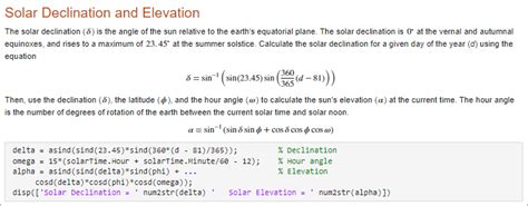 Image result for MATLAB Math Equation