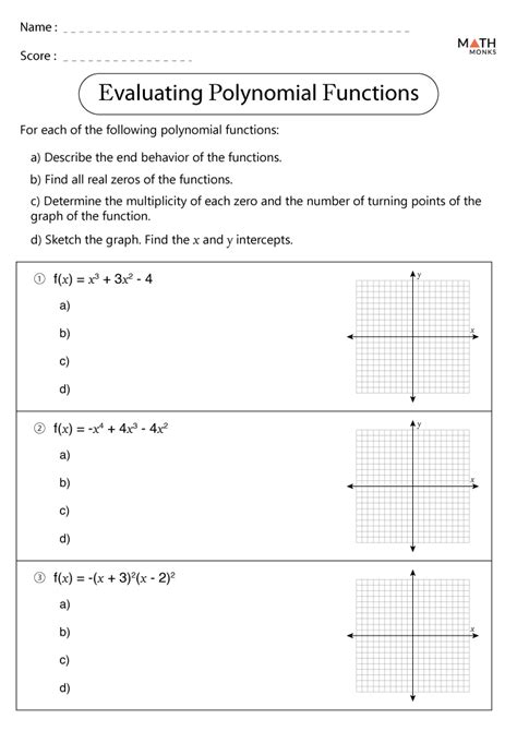 Toradh íomhá ar Polynomial Classification Worksheet