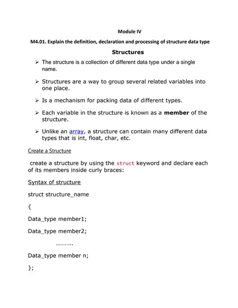 Toradh íomhá ar Explain The Structure Of A C Program