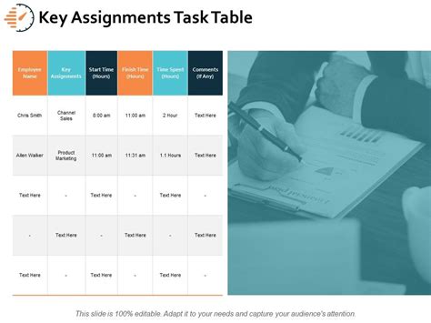 Image result for Assign Task Worksheet On PPT