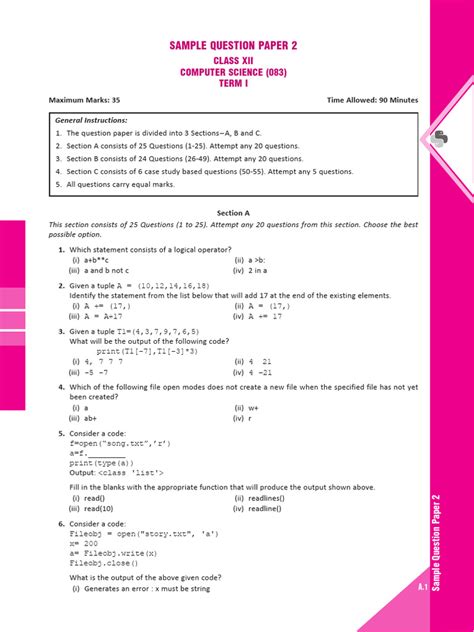 Image result for Class 12 CS Question Paper