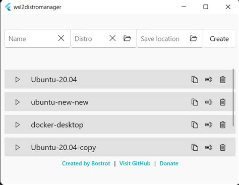 Toradh íomhá ar WSL2 GUI Manager