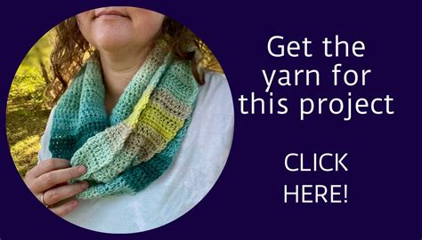 Crochet Infinity Scarf for Beginners • Banana Moon Studio