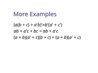 Toradh íomhá ar Boolean Algebra Class 11 CBSE Worksheet