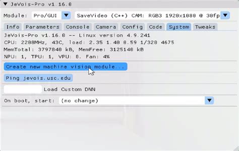 Jevios Pro Deep Learning Smart Camera に対する画像結果