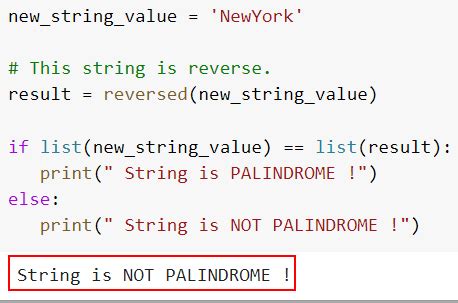Image result for Palindrome Python Program Using While Loop