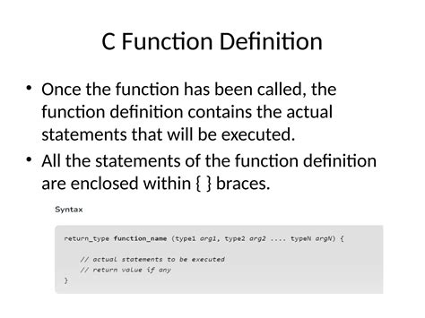 Image result for Definition of Function in C Programming