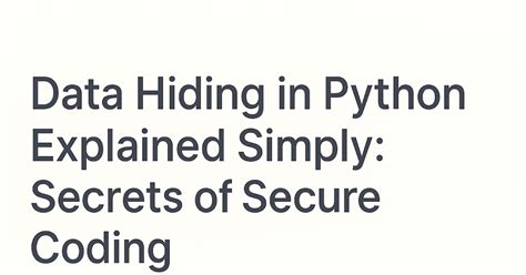 Image result for Hiding Box for Python