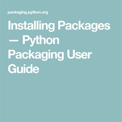 Image result for Install Packages Python