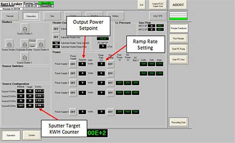 Image result for Lesker Software GUI