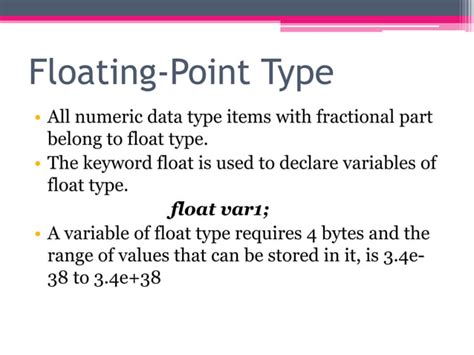 Data Types in C Programming PPT に対する画像結果