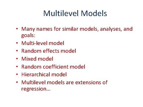 Image result for Multilevel Model