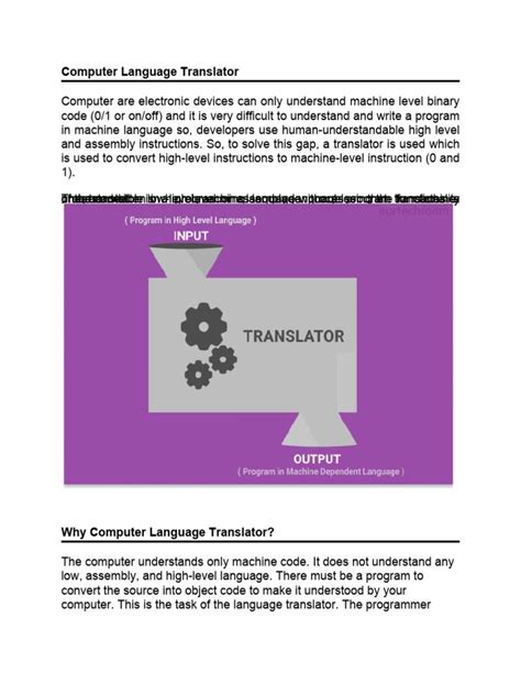 Image result for Project On Computer Language Translator