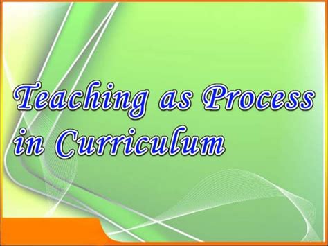 Teaching Learning Process and Curriculum Development PPT に対する画像結果