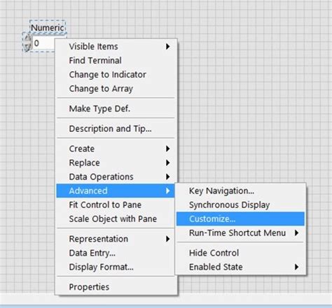 LabVIEW Customize Control に対する画像結果