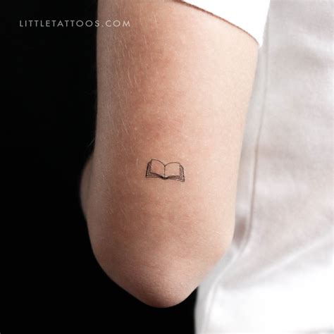 Open Book Temporary Tattoo - Set of 3 – Little Tattoos