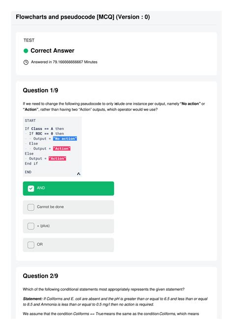 Toradh íomhá ar Flowchart of MCQ Questions Selection