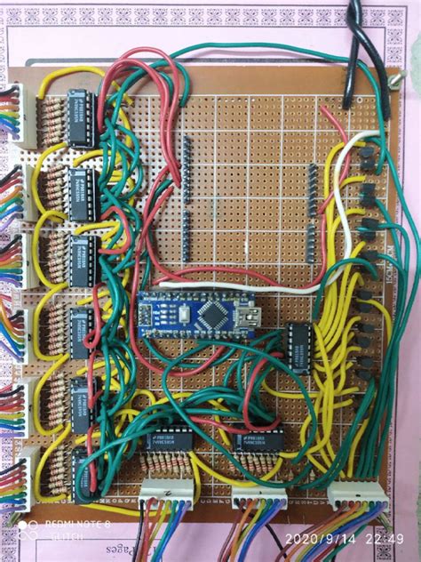 Image result for Circuit Diagram of 8 LED Arduino
