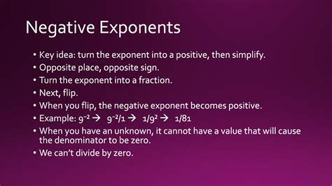 Toradh íomhá ar How to Convert a Negative Exponent