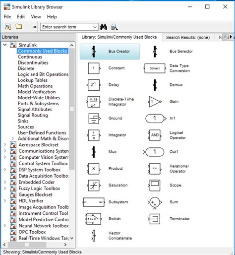 Image result for Simulink Block Library