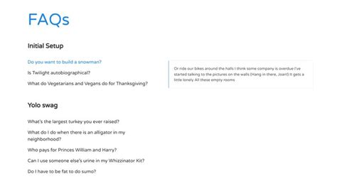 Image result for FAQ HTML/CSS CodePen