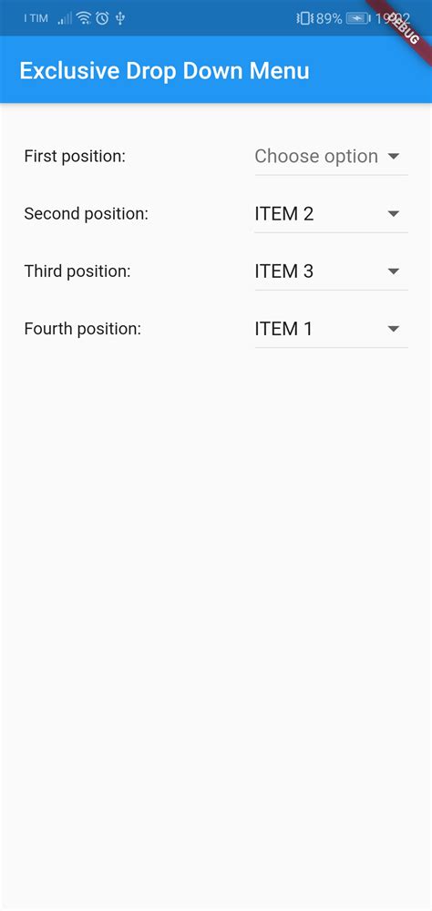 Image result for How to Create a Drop Down Menu Flutter