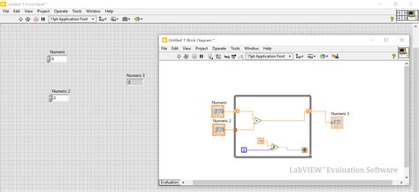 Numeric Array Indicator LabVIEW に対する画像結果