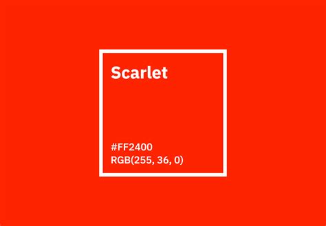 Image result for Scarlet Color