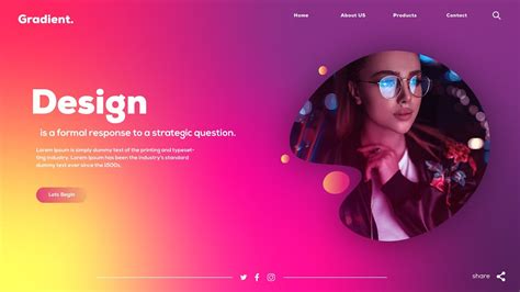 Gradient Website Design-এর ছবি ফলাফল