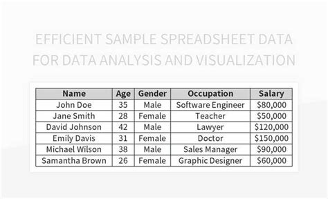Image result for Sample Data Set Excel
