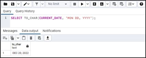 Image result for To Char in SQL Command Line