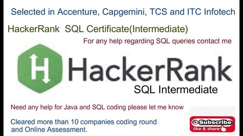 Image result for HackerRank SQL Certificate Solutions