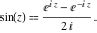 Image result for Sine Exponential Form