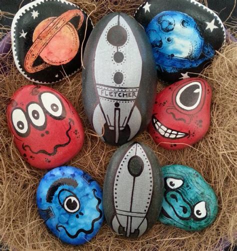 Image result for Alien Rock Painting Ideas