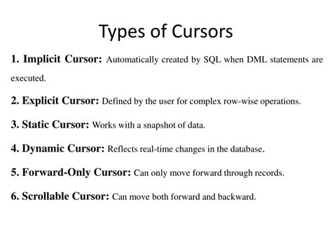 Image result for SQL Cursor Images Download