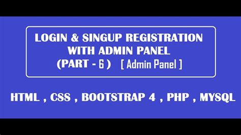 Image result for PHP MySQL Admin Panel