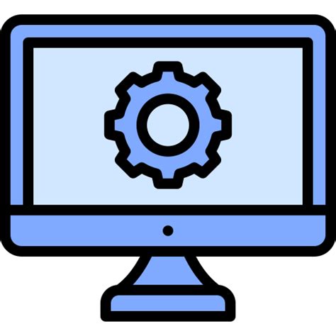 نتيجة الصورة لـ Computer Icon Blue