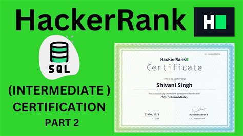 Image result for HackerRank SQL Certificate Solutions