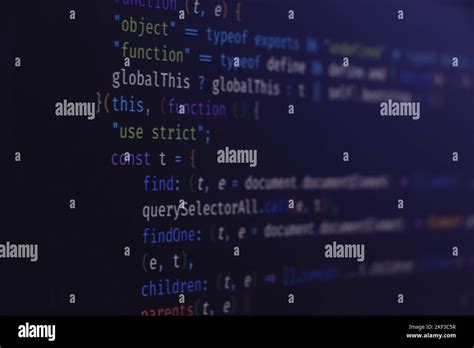 Toradh íomhá ar Computer Screen with JavaScript Code