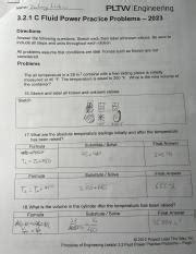 Toradh íomhá ar Pltw Engineering Fluid Power Practice Problems