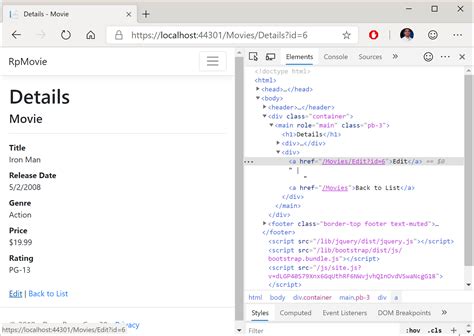 Image result for Razor Page Example