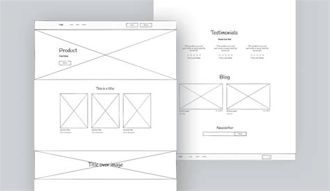 Image result for Wireframe Website Design Templates